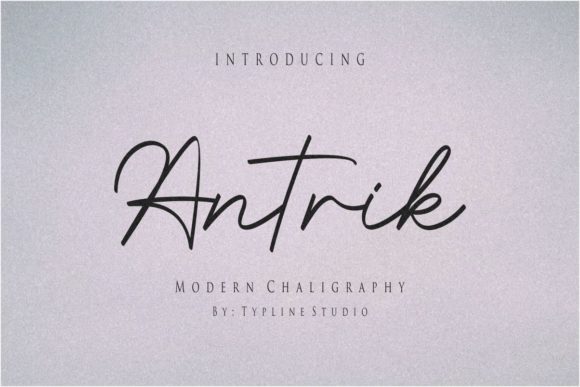 Antrik Font - Featured Image