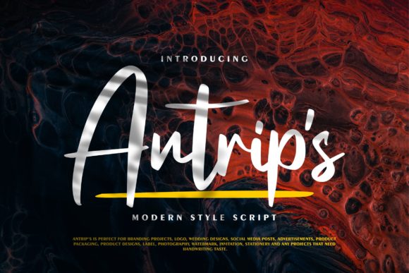 Antrip's Font - Featured Image