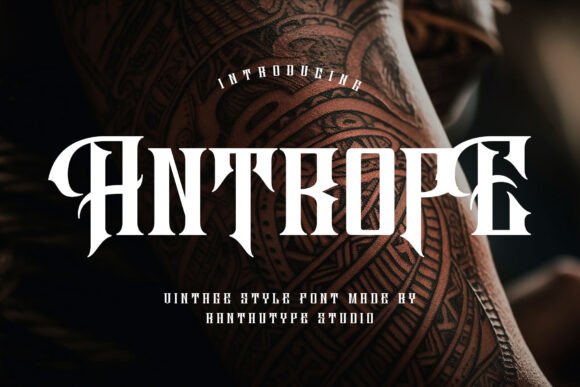 Antrope Font - Featured Image