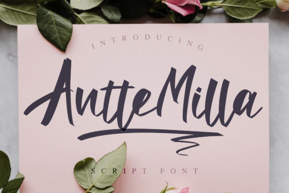 Antte Milla Font - Featured Image