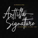 Anttilla Signature Font - Featured Image