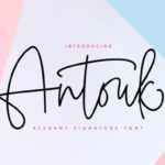 Antuok Signature Font - Featured Image