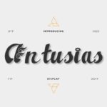 Antusias Font - Featured Image