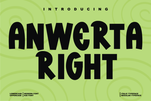 Anwerta Right Font - Featured Image