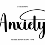 Anxiety Font - Featured Image
