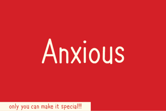 Anxious Font - Featured Image