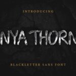 Anya Thorns Font - Featured Image