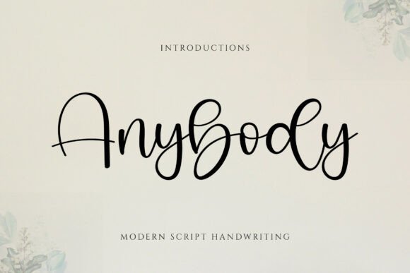 Anybody Font - Featured Image
