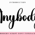 Anybody Font - Featured Image