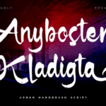 Anyboster Kladigta Font - Featured Image