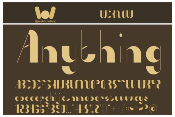 Anything Font - Featured Image