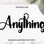 Anything Font - Featured Image