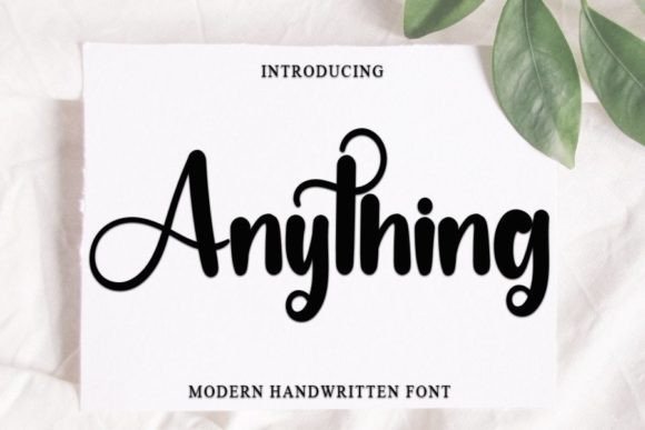 Anything Font - Featured Image