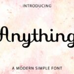 Anything Font - Featured Image