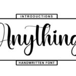 Anything Font - Featured Image