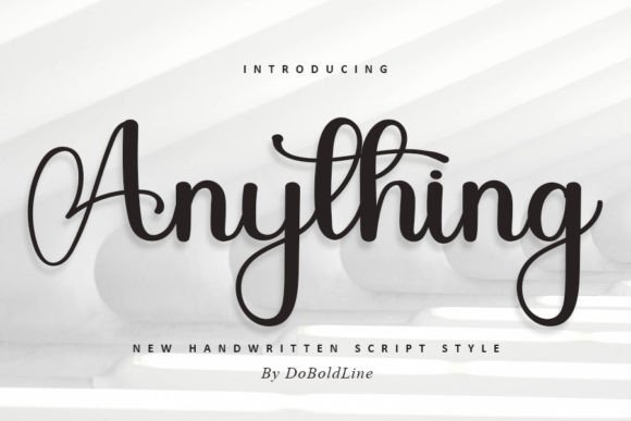 Anything Font - Featured Image