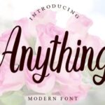 Anything Font - Featured Image