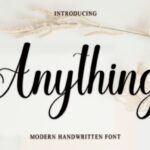 Anything Font - Featured Image