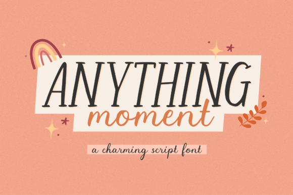 Anything Moment Font - Featured Image