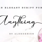 Anything Script Font - Featured Image