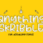 Anything Skribble Font - Featured Image