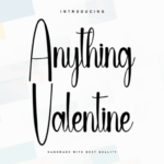 Anything Valentine Font - Featured Image