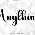 Anythink Font - Featured Image