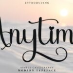Anytime Font - Featured Image