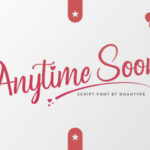 Anytime Soon Font - Featured Image