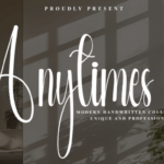Anytimes Font - Featured Image
