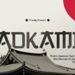 Aokami Font - Featured Image