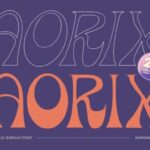 Aorix Psychedelic Font - Featured Image