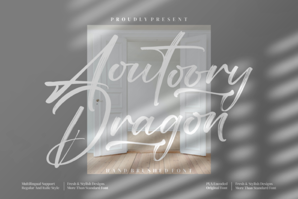Aoutoory Dragon Font - Featured Image