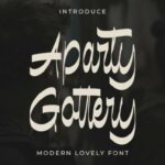 Aparty Gottery Font - Featured Image