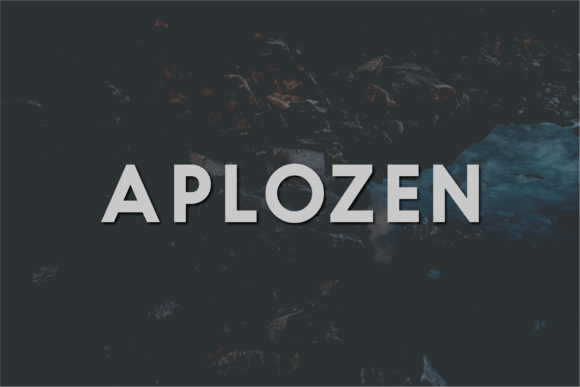 Aplozen Font - Featured Image