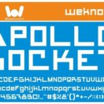 Apollo Rocket Font - Featured Image