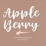 Apple Berry Font - Featured Image