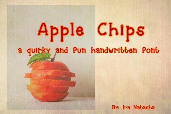 Apple Chips Font - Featured Image