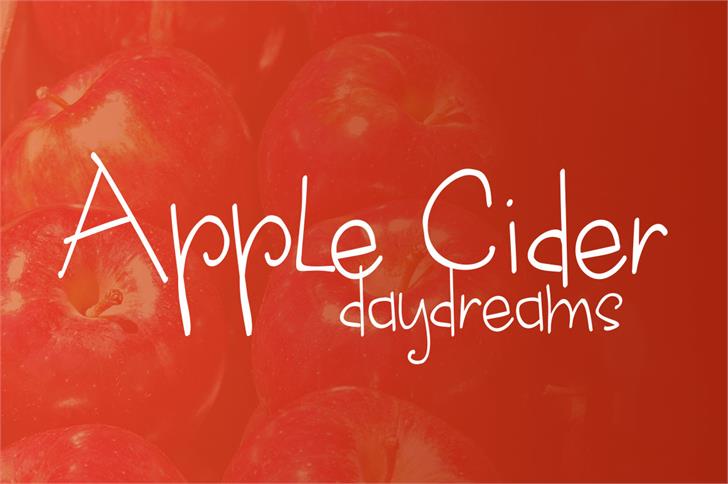 Apple Cider Daydreams Font - Featured Image