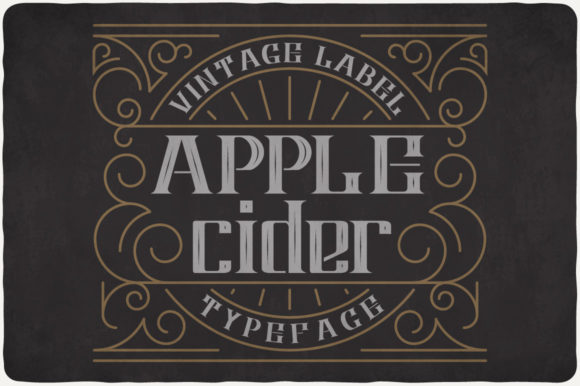 Apple Cider Font - Featured Image