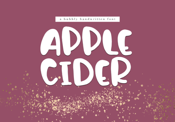 Apple Cider Font - Featured Image