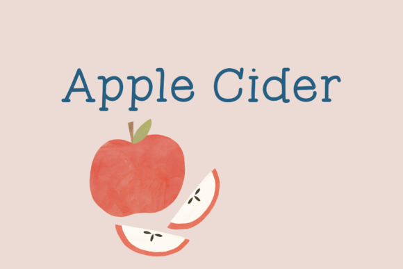 Apple Cider Font - Featured Image