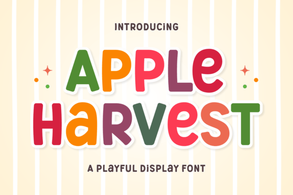 Apple Harvest Font - Featured Image
