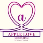 Apple Love Monogram Font - Featured Image