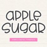 Apple Sugar Font - Featured Image