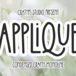 Applique Font - Featured Image