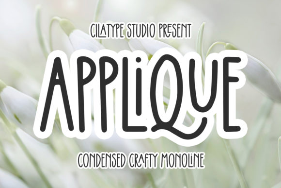 Applique Font - Featured Image