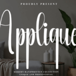 Applique Font - Featured Image