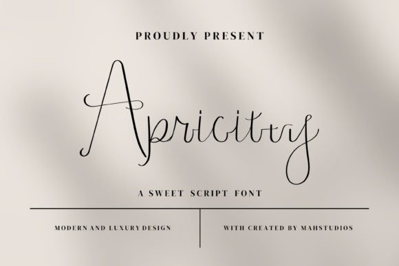 Apricitty Font - Featured Image