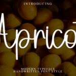 Apricot Font - Featured Image